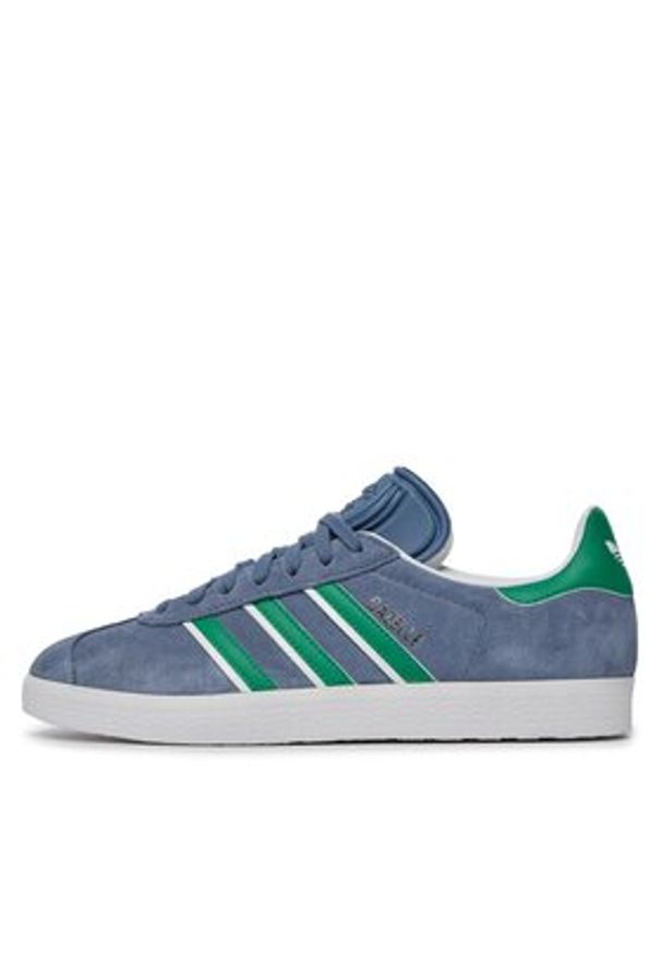 Adidas - adidas Sneakersy Gazelle IG6196 Szary. Kolor: szary. Materiał: zamsz, skóra. Model: Adidas Gazelle