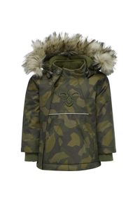 Dziecięca kurtka z kapturem Hummel Jessie. Typ kołnierza: kaptur. Kolor: zielony #1