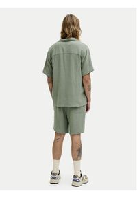 Jack & Jones Komplet koszula i szorty materiałowe Nantucket 12302220 Zielony Relaxed Fit. Kolor: zielony. Materiał: bawełna #3