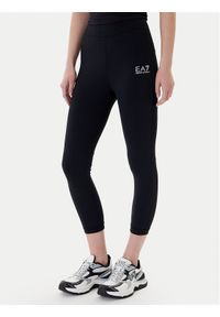 EA7 Emporio Armani Legginsy 7W000932 AF21580 UC001 Czarny Slim Fit. Kolor: czarny. Materiał: syntetyk #1