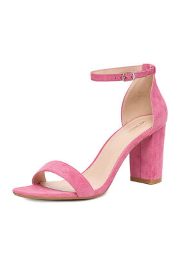 DeeZee Sandały P-6398 Różowy. Kolor: różowy. Materiał: materiał