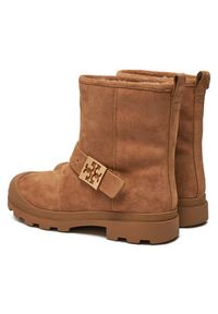 Tory Burch Botki 165418 Brązowy. Kolor: brązowy. Materiał: zamsz, skóra #3