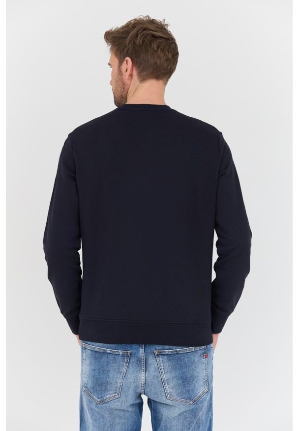 Armani Exchange - ARMANI EXCHANGE Granatowa męska bluza, Rozmiar L. Kolor: niebieski