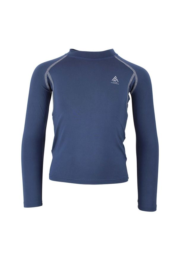 PEAK MOUNTAIN - Koszulka dla dzieci Peak Mountain 1ère peau. Kolor: wielokolorowy, niebieski, szary. Długość rękawa: długi rękaw