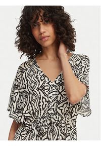 Vero Moda Sukienka codzienna Menny 10303701 Beżowy Regular Fit. Okazja: na co dzień. Kolor: beżowy. Materiał: wiskoza. Typ sukienki: proste. Styl: casual #5