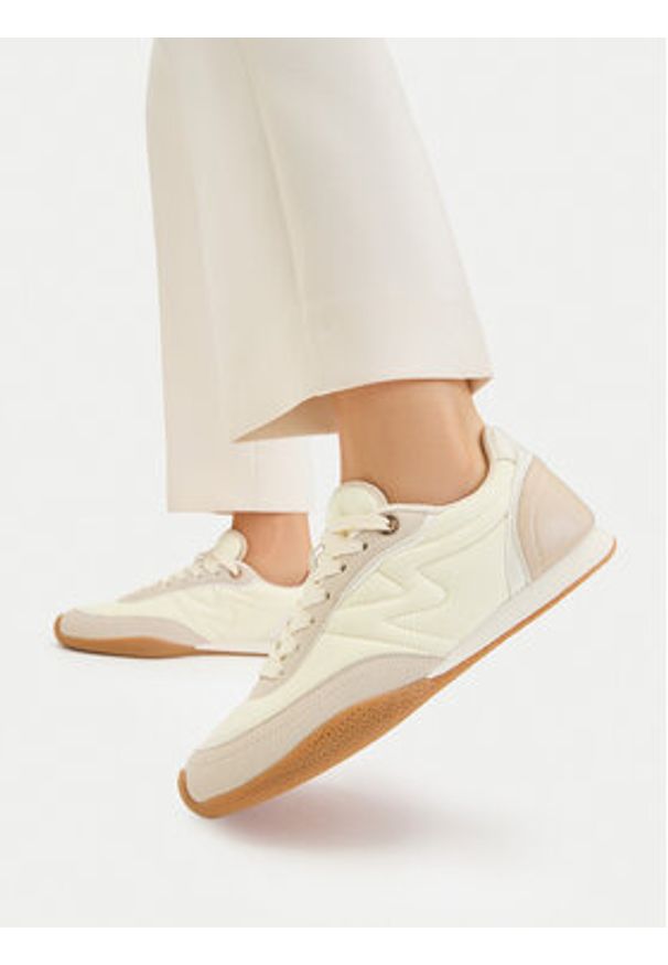 MEXX Sneakersy EO-MI001011261W Écru. Kolor: kremowy. Materiał: materiał