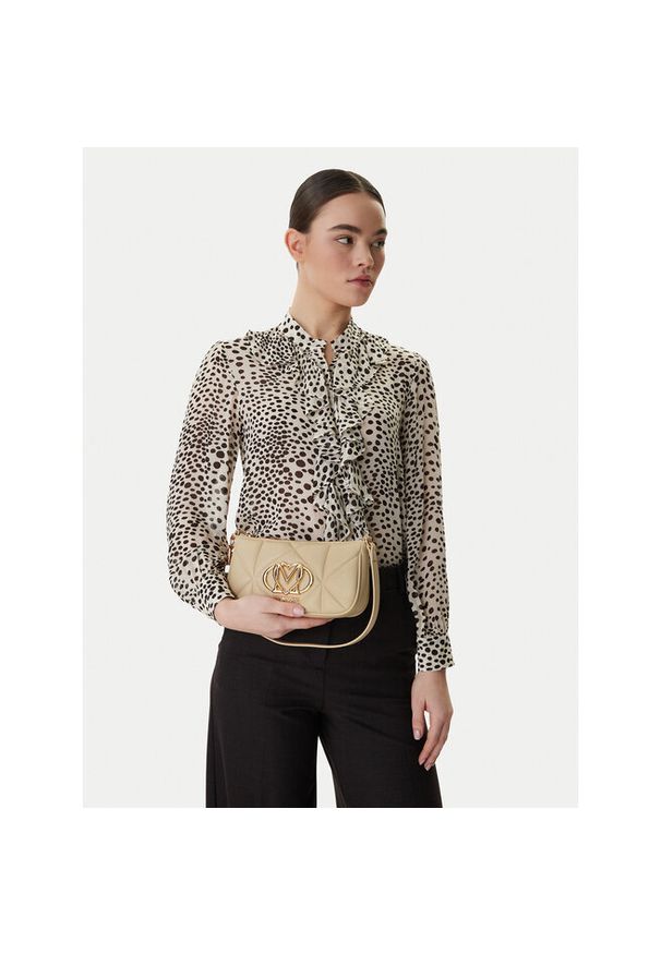 Love Moschino - Torebka LOVE MOSCHINO. Kolor: beżowy