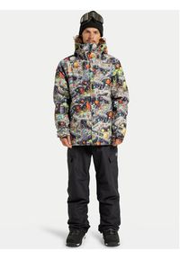 DC Shoes Kurtka narciarska Basic Print ADYTJ03097 Kolorowy Regular Fit. Materiał: syntetyk. Wzór: kolorowy, nadruk. Sport: narciarstwo #7