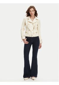 Guess Kurtka z imitacji skóry W4YL33 K8S30 Écru Regular Fit. Materiał: skóra #6