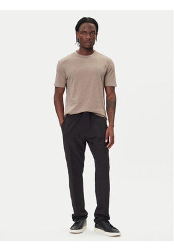 BOSS T-Shirt Tegood 50508243 Beżowy Regular Fit. Kolor: beżowy. Materiał: bawełna