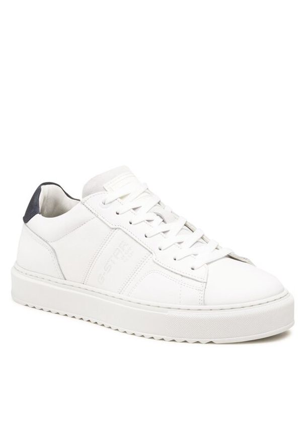 G-Star RAW - G-Star Raw Sneakersy Rocup II Bsc 2242 007515 Biały. Kolor: biały. Materiał: skóra