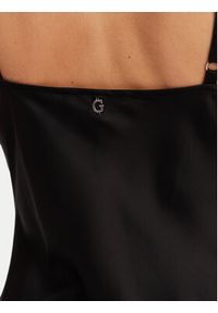 Guess Sukienka wieczorowa W5GT10 WF1T2 Czarny Slim Fit. Kolor: czarny. Materiał: syntetyk. Styl: wizytowy