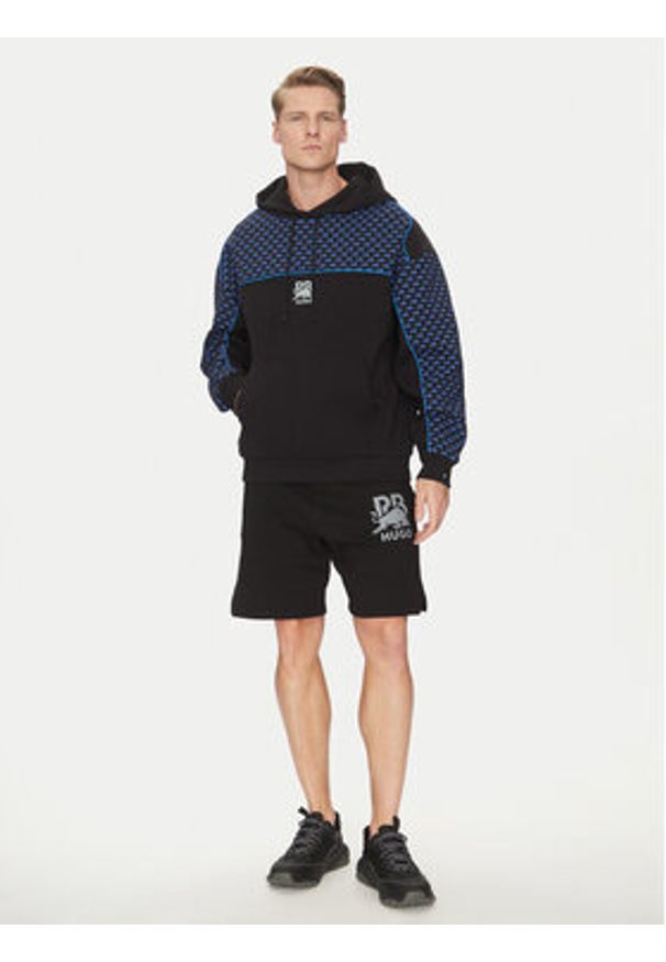 Hugo - HUGO Bluza Dilverston_RB 50542808 Czarny Regular Fit. Kolor: czarny. Materiał: bawełna