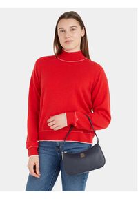 TOMMY HILFIGER - Tommy Hilfiger Torebka Th Timeless Shoulder Bag AW0AW15239 Granatowy. Kolor: niebieski