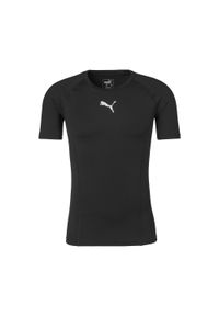 Koszulka męska sportowa Puma LIGA Baselayer Tee SS. Kolor: czarny. Sport: piłka nożna #1