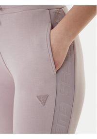 Guess Spodnie dresowe Allie Scuba V2YB18 K7UW2 Beżowy Regular Fit. Kolor: beżowy. Materiał: syntetyk #4