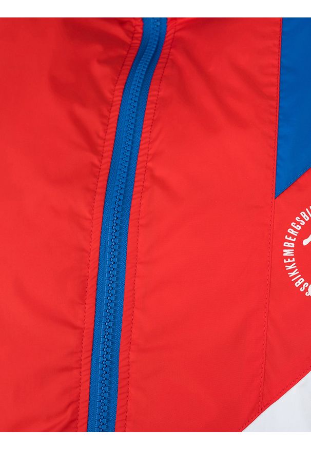 Bikkembergs Bezrękawnik "Two-Side" | C H 037 01 T 9473 | Mężczyzna | Czerwony, Niebieski. Okazja: na co dzień. Typ kołnierza: kołnierzyk stójkowy. Kolor: czerwony, wielokolorowy, niebieski. Materiał: poliester. Długość rękawa: bez rękawów. Wzór: nadruk. Styl: casual