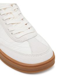 TOMMY HILFIGER - Tommy Hilfiger Sneakersy Th Heritage Sneaker FW0FW08643 Biały. Kolor: biały. Materiał: skóra