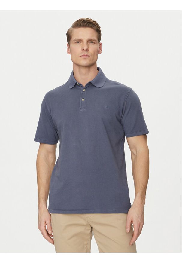 Jack & Jones - Jack&Jones Polo William 12257315 Niebieski Regular Fit. Typ kołnierza: polo. Kolor: niebieski. Materiał: bawełna