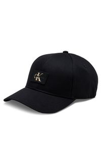 Calvin Klein Jeans Czapka z daszkiem Tagged Cap K50K511797 Czarny. Kolor: czarny. Materiał: materiał