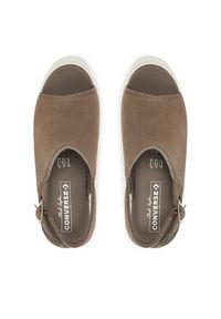 Converse Sandały Chuck 70 De Luxe Heel Mule A15071C Zielony. Kolor: zielony. Materiał: skóra, zamsz #5