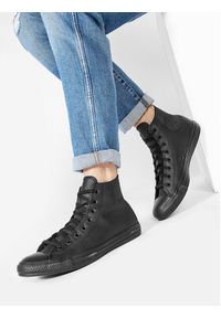 Converse Trampki Chuck Taylor All Star HI 135251C Czarny. Kolor: czarny. Materiał: skóra #6