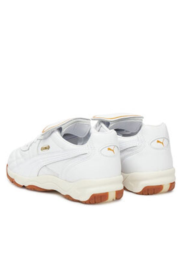 Puma Sneakersy King Indoor 401683 02 W Biały. Kolor: biały. Materiał: skóra