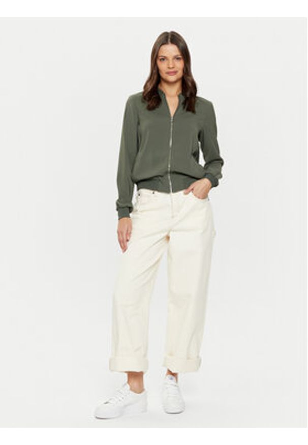 Vero Moda Kurtka bomber Coco 10245734 Zielony Regular Fit. Kolor: zielony. Materiał: syntetyk