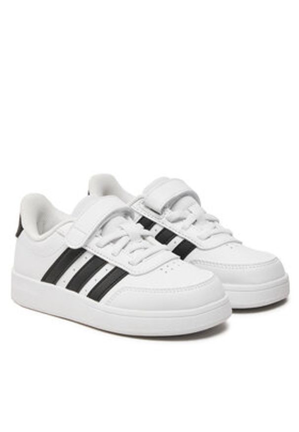 Adidas - adidas Sneakersy Breaknet 2.0 El C IE3792 Biały. Kolor: biały. Materiał: skóra
