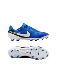 Buty piłkarskie męskie Nike Tiempo Legend 10 Academy FG/MG. Kolor: biały, niebieski, wielokolorowy. Sport: piłka nożna