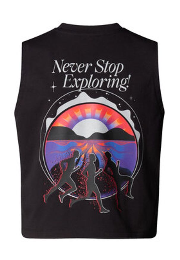 The North Face T-Shirt Never Stop NF0A8C3E Czarny Relaxed Fit. Kolor: czarny. Materiał: bawełna