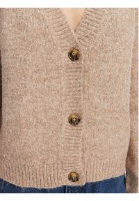 only - ONLY Kardigan Zoey 15332549 Beżowy Regular Fit. Kolor: beżowy. Materiał: syntetyk