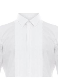 Burberry - BURBERRY - Koszula Slim Fit. Kolor: biały. Materiał: bawełna. Długość rękawa: długi rękaw. Długość: długie. Styl: elegancki #5