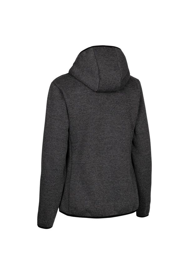 TRESPASS - Damska Bluza Polarowa Tierra. Kolor: szary. Materiał: polar. Sezon: zima. Sport: turystyka piesza