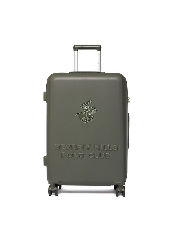 Walizka średnia Beverly Hills Polo Club. Kolor: brązowy