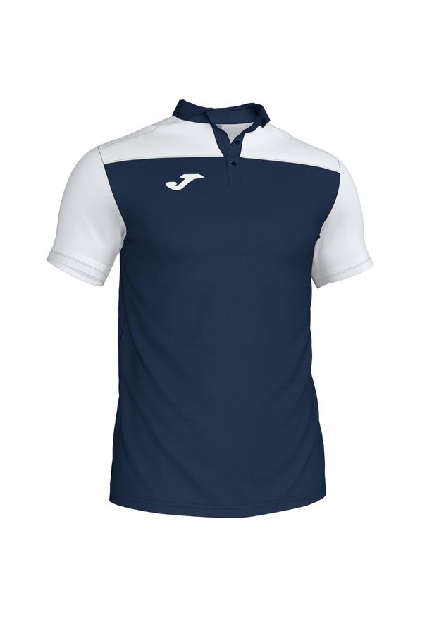 Koszulka polo do tenisa męska Joma Hobby II. Typ kołnierza: polo. Kolor: niebieski, biały, wielokolorowy. Sport: tenis