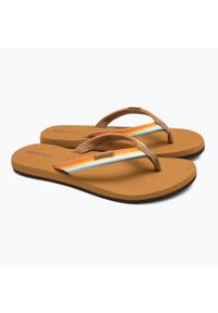 RIPCURL - Japonki damskie Rip Curl Freedom Bloom Open Toe. Nosek buta: otwarty. Kolor: pomarańczowy