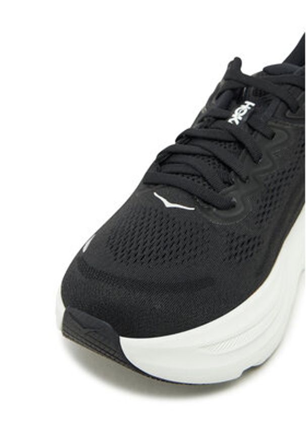 HOKA - Hoka Buty do biegania Bondi 9 Wide 1162013 Czarny. Kolor: czarny. Materiał: materiał