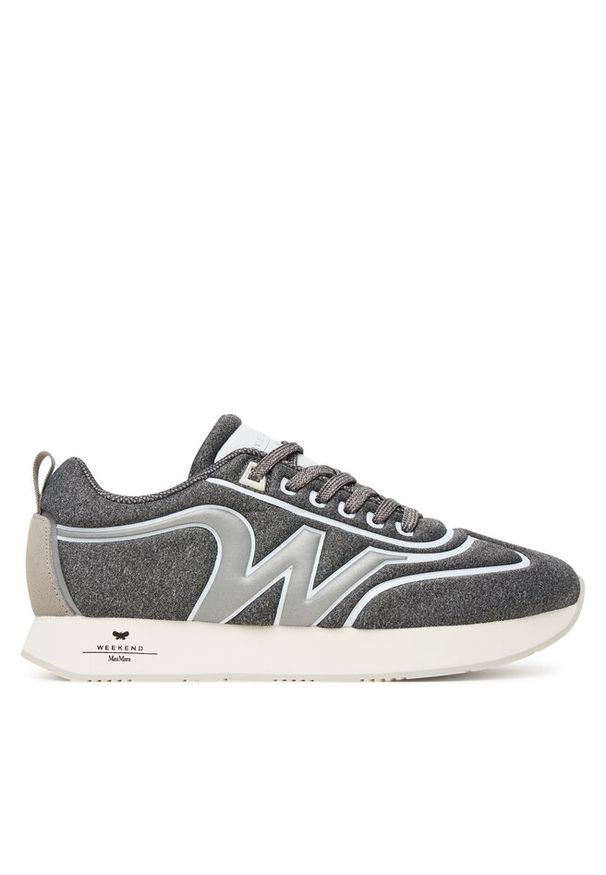 Sneakersy Weekend Max Mara. Kolor: szary