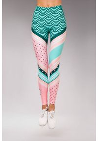 Legginsy sportowe damskie DEEP TRIP Frugo. Kolor: wielokolorowy