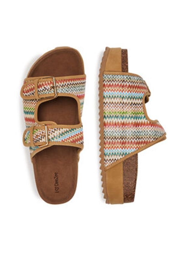 DeeZee Klapki LB-P1742 Beżowy. Kolor: beżowy. Materiał: syntetyk