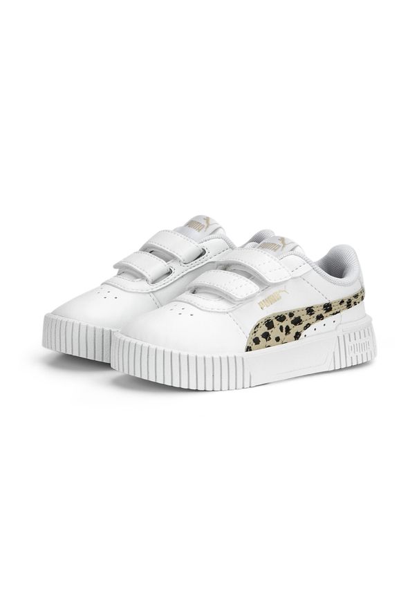 Buty Dziecięce Puma Carina 2.0 Animal. Kolor: biały, wielokolorowy, beżowy, czarny