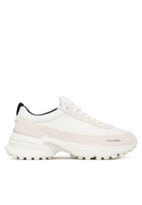 Calvin Klein Sneakersy Hike Runner Mg Nylon Mix YW0YW02075 Biały. Kolor: biały. Materiał: skóra #1