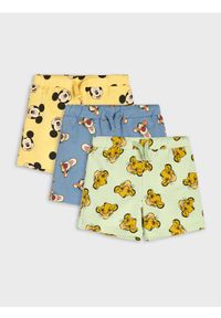 Sinsay - Bawełniane szorty 3 pack Disney - Inny. Materiał: bawełna. Wzór: motyw z bajki #1