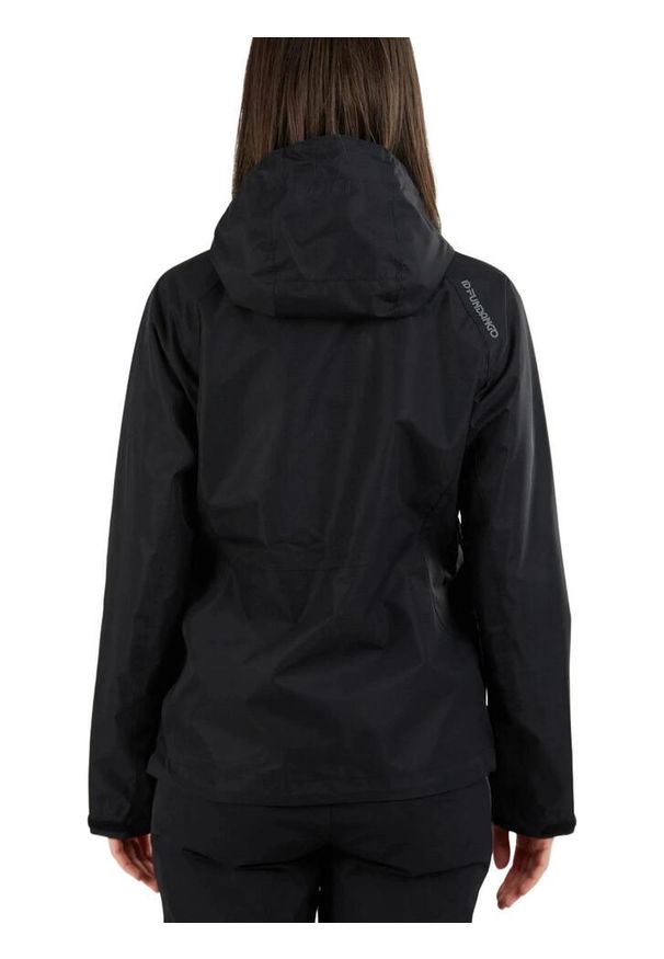 FUNDANGO - Płaszcz przeciwdeszczowy damski Fundango Piora Waterproof. Kolor: czarny. Materiał: poliester