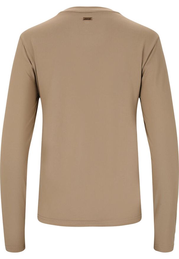 ENDURANCE - Kurtka z długim rękawem damska Athlecia Almi. Kolor: wielokolorowy, beżowy, zielony. Długość rękawa: długi rękaw. Długość: długie. Sport: turystyka piesza