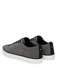 TOMMY HILFIGER - Tommy Hilfiger Tenisówki Th Hi Vulc Core Low Chambray FM0FM05818 Szary. Kolor: szary. Materiał: materiał #4