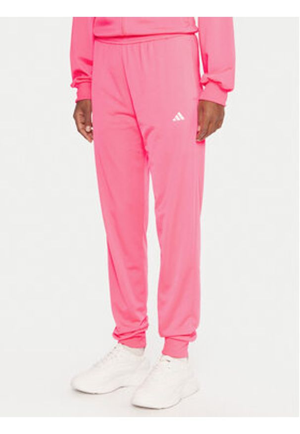 Adidas - adidas Dres Essentials Feel Cozy JX0518 Różowy Regular Fit. Kolor: różowy. Materiał: syntetyk