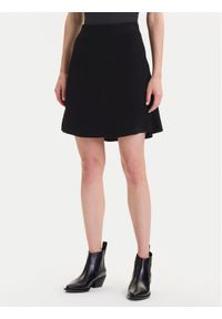 Vero Moda Spódnica mini Saba 10325944 Czarny Regular Fit. Kolor: czarny. Materiał: syntetyk
