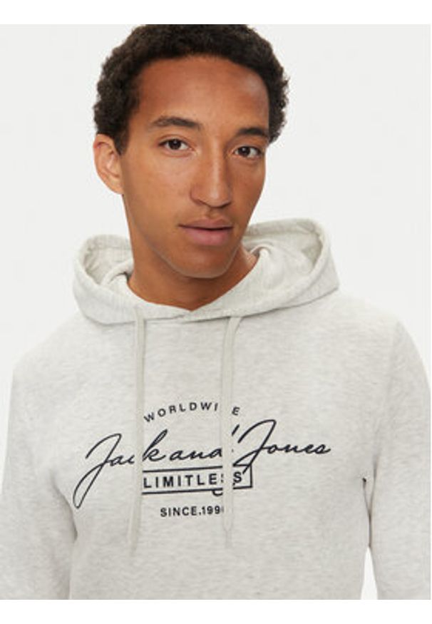 Jack & Jones - Jack&Jones Dres Ferris 12266296 Szary Standard Fit. Kolor: szary. Materiał: bawełna, syntetyk
